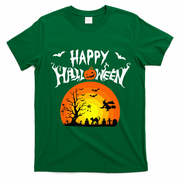 Happy Halloween Retro T-Shirt - Irish Green
