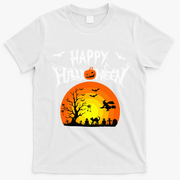 Happy Halloween Retro T-Shirt - White