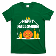 Happy Halloween Spooky Pumpkin Holiday T-Shirt - Irish Green