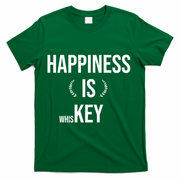 Happiness Is Key (Whiskey) T-Shirt - Green