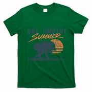 Hot Jimothy Summer Funny Viral Raccoon Meme T-Shirt - Irish Green