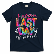 Happy Last Day Of School Teacher Student Graduation T-Shirt - Navy
