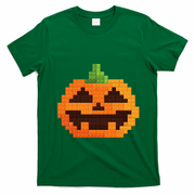 Halloween Master Builder Pumpkin Building Blocks Bricks T-Shirt - Irish Green