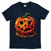 Halloween Master Builder Pumpkin T-Shirt - Navy Blue