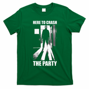 Halloween M.I.C.H.A.E.L Myers Here To Crash The Party T-Shirt - Irish Green