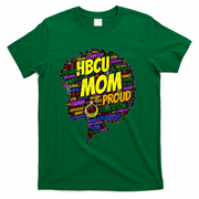 HBCU Mom Parent Graduation Afro For Women Vintage T-Shirt - Green