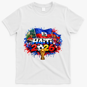 HAITI North America Soccer Tournament 2026 T-Shirt - White