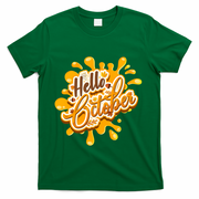 Hello October Fun Fall T-Shirt - Green