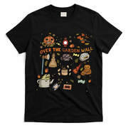 Halloween Over The Garden Wall Pumpkin T-Shirt - Black