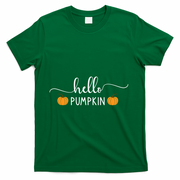 Hello Pumpkin Cute Fall T-Shirt - Green