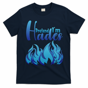 Halloween Pretend Im Hades Costume Greek God T-Shirt - Navy Blue