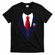 Halloween President Politician Suit Costume Trump T-Shirt - Black