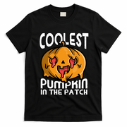 Halloween Pumpkin Sunglasses Coolest Pumpkin In The Patch Cool Gift T-Shirt - Black