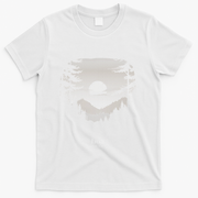 Hoa Season Autumn Fall Mist Trendy Graphic T-Shirt - White