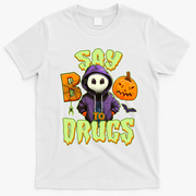 Halloween Say Boo To Drugs T-Shirt - White