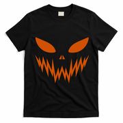 Halloween Spooky Pumpkin T-Shirt - Black