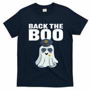 Halloween Spooky Seas The Boo Funny Police Ghost Gift T-Shirt - Navy Blue