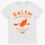 Halloween Salem The Witch City T-Shirt - White