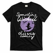 Halloween SOMETHING WICKED This WAY COMES Shakespeare T-Shirt - Black