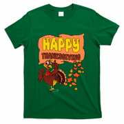 Happy Thanksgiving Festive Fun Holiday T-Shirt - Green