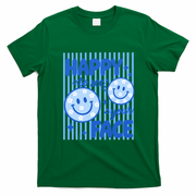 Happy To See Your Face Smile Face Back To School Teacher T-Shirt - Irish Green