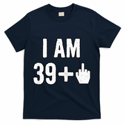 I Am 39 Plus 1 Middle Finger T-Shirt - Navy