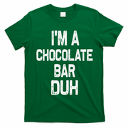 Im A Chocolate Bar Duh Halloween Costume T-Shirt - Irish Green