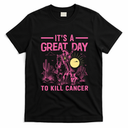 It's A Great Day To Kill Cancer Cowboy Vintage T-Shirt - Black
