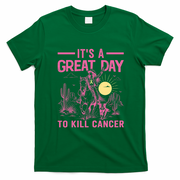 It's A Great Day To Kill Cancer Cowboy Vintage T-Shirt - Irish Green
