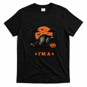 I'm A Spooky Delight Halloween Raccoon Funny T-Shirt - Black