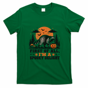 I'm A Spooky Delight Halloween Raccoon Funny T-Shirt - Irish Green