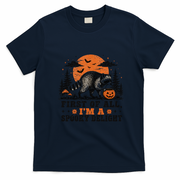 I'm A Spooky Delight Halloween Raccoon Funny T-Shirt - Navy Blue