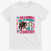 In A World Full Of Ordinary Be A Jimothy Retro T-Shirt - White