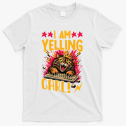I Am Yelling Carl T-Shirt - White