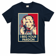 I Beg Your Pardon T-Shirt - Navy Blue