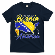 I'm From Bosnia America Journey Herzegovina Soccer T-Shirt - Navy