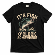 It's Fish O'Clock Somewhere T-Shirt - Black