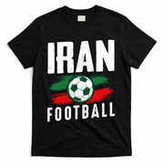 Iran Football Soccer Team Fan Flag T-Shirt - Black