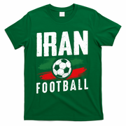 Iran Football Soccer Team Fan Flag T-Shirt - Green