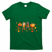 ItS Fall YAll Pumpkin Spice Latte Dog Miniature Schnauzer Funny Gift T-Shirt - Irish Green