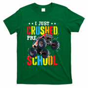 I Just Crushed Preschool Monster Truck Graduation PreK T-Shirt - Green