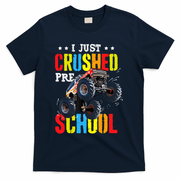 I Just Crushed Preschool Monster Truck Graduation PreK T-Shirt - Navy
