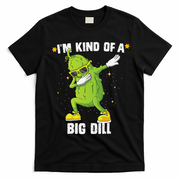 Im Kind Of Big Dill Pickle Dabbing Halloween Cucumber T-Shirt - Black