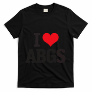 I Love Abgs T-Shirt - Black