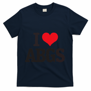 I Love Abgs T-Shirt - Navy
