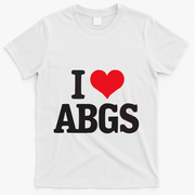 I Love Abgs T-Shirt - White