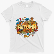 I Love Autumn Cute Gift T-Shirt - White