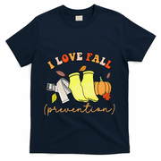 I Love Fall Gift T-Shirt - Navy