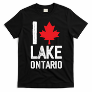 I Love Maple Leaf Lake Ontario T-Shirt - Black