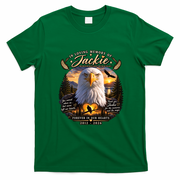 In Loving Memoru Of Jackie Bald Eagle Memorial Tribute RIP 2012-2026 T-Shirt - Irish Green